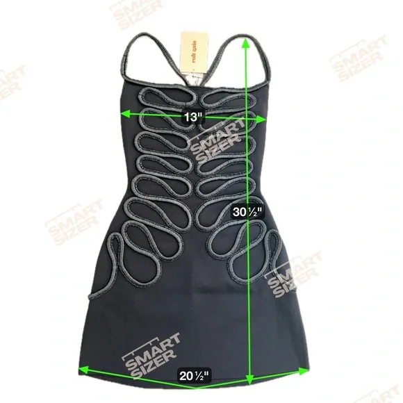 CULT GAIA AIMEE KNIT DRESS BLACK SZ XS NWT 598$ - greenwatershopping.com